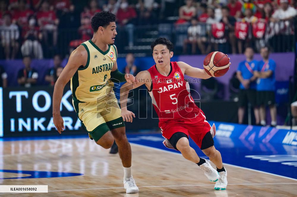 (SP)JAPAN-OKINAWA-BASKETBALL-FIBA WORLD CUP-GROUP E-AUS VS JPN
