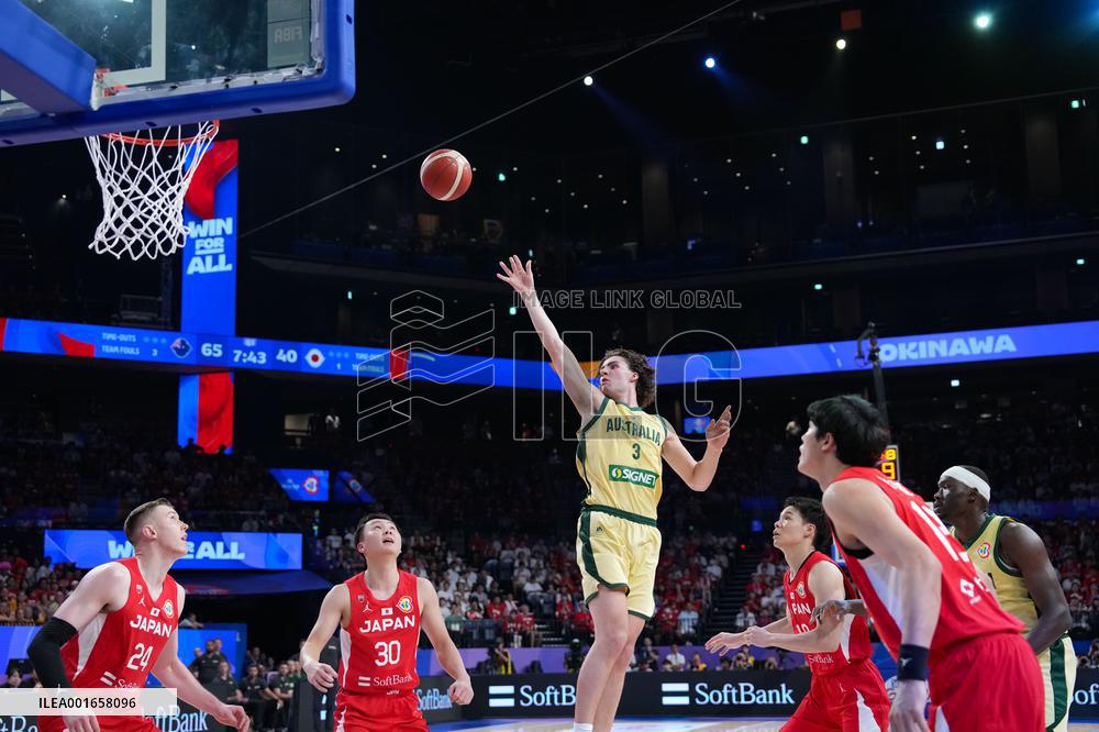 (SP)JAPAN-OKINAWA-BASKETBALL-FIBA WORLD CUP-GROUP E-AUS VS JPN