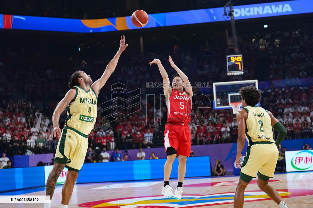(SP)JAPAN-OKINAWA-BASKETBALL-FIBA WORLD CUP-GROUP E-AUS VS JPN