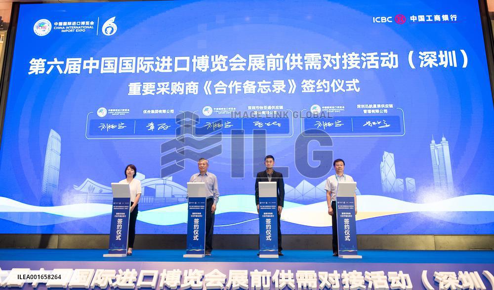 CHINA-SHENZHEN-CIIE-PRE-EXPO MATCHMAKING MEETING (CN)