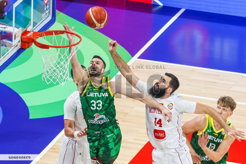 (SP)PHILIPPINES-MANILA-BASKETBALL-FIBA WORLD CUP-GROUP D-LTU VS MNE