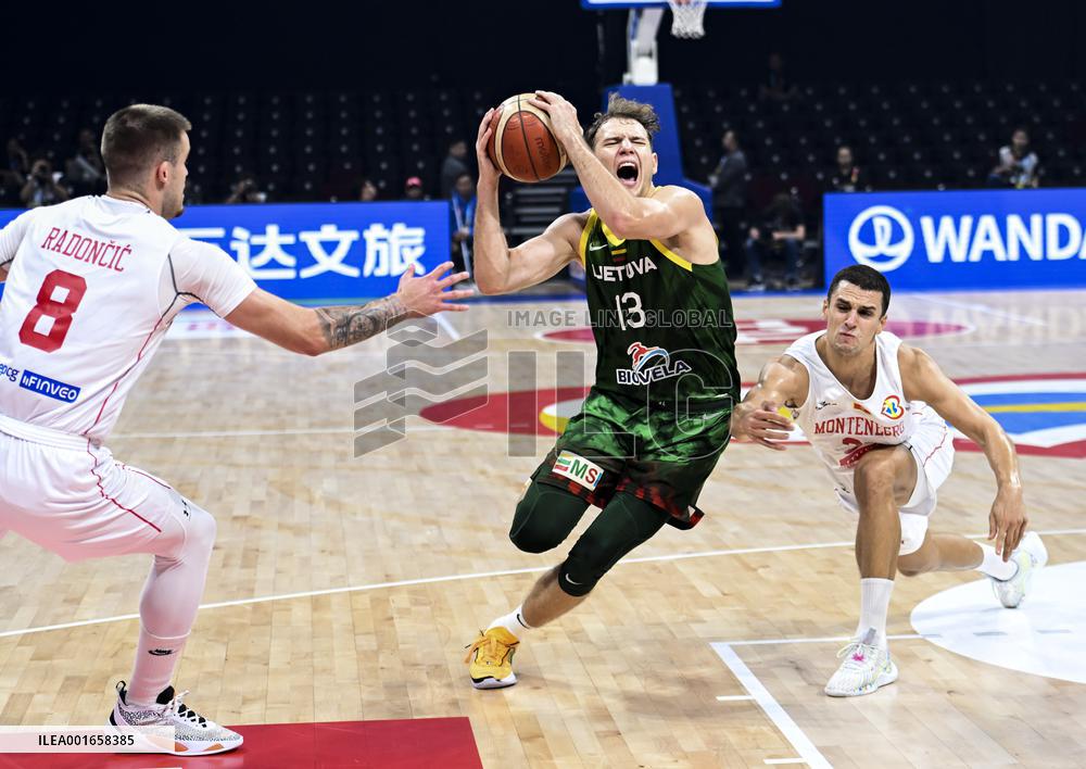 (SP)PHILIPPINES-MANILA-BASKETBALL-FIBA WORLD CUP-GROUP D-LTU VS MNE