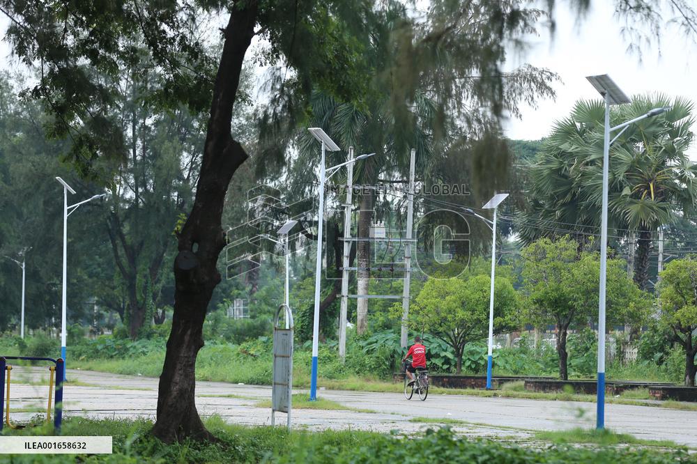 MYANMAR-YANGON-SOLAR STREET LIGHTS-DONATION