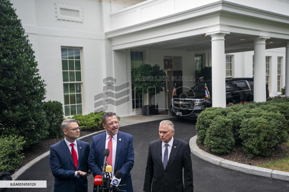 US President Joe Biden meets with Costa Rican President Rodrigo Chaves Robles