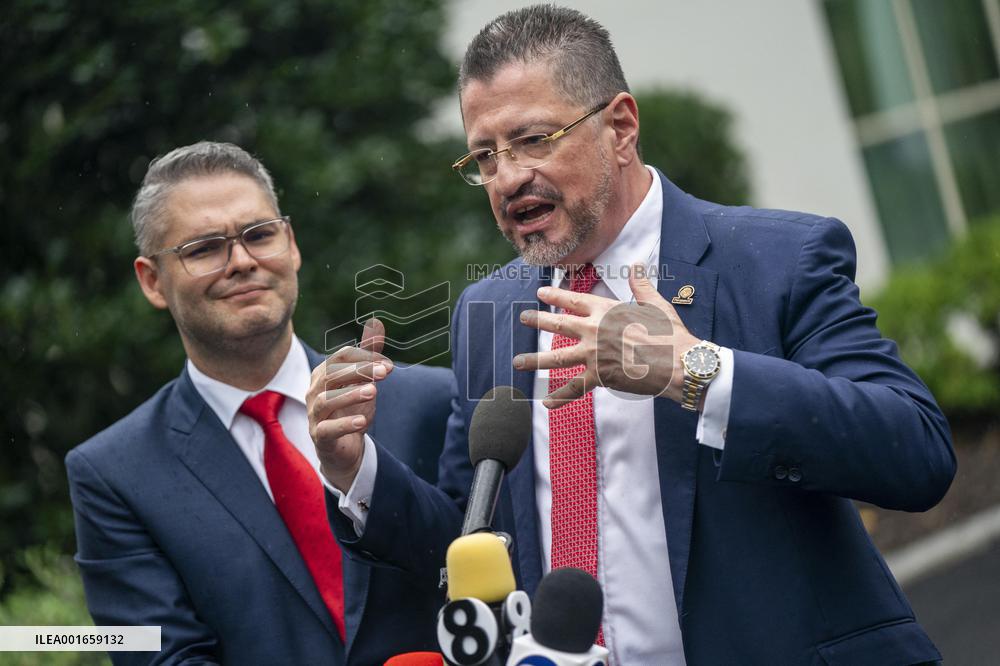 US President Joe Biden meets with Costa Rican President Rodrigo Chaves Robles