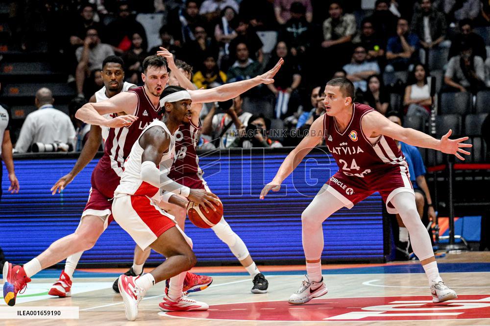 (SP)INDONESIA-JAKARTA-FIBA BASKETBALL-WORLD CUP 2023-GROUP H-CAN VS LAT