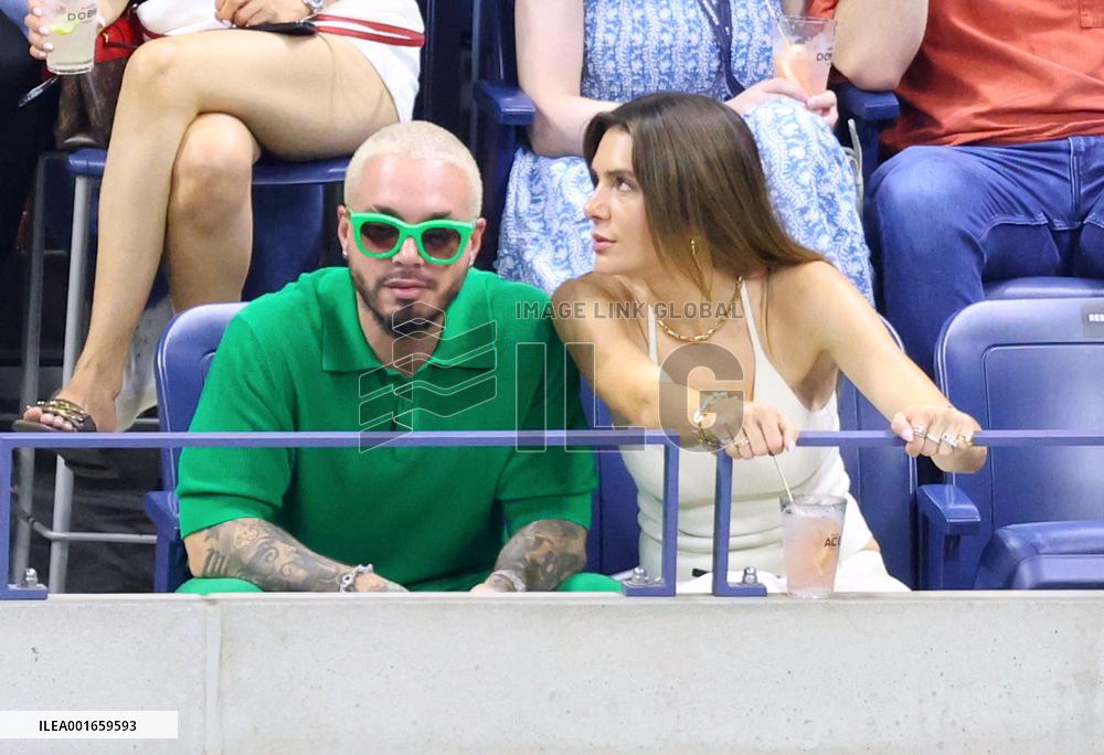 J Balvin Attends US Open - NYC