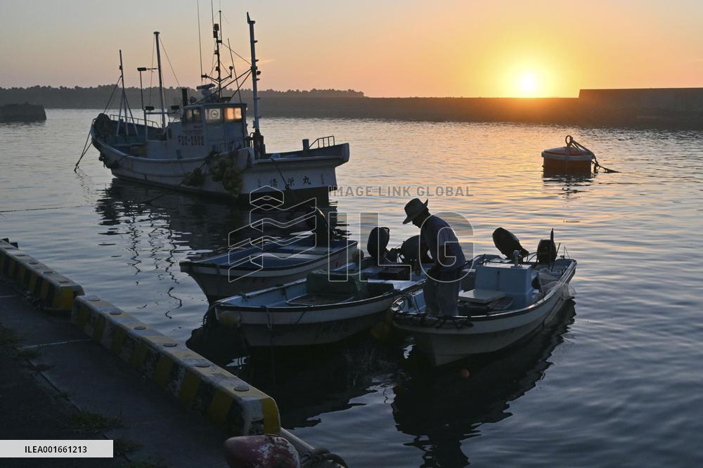 Fishing port in Fukushima
