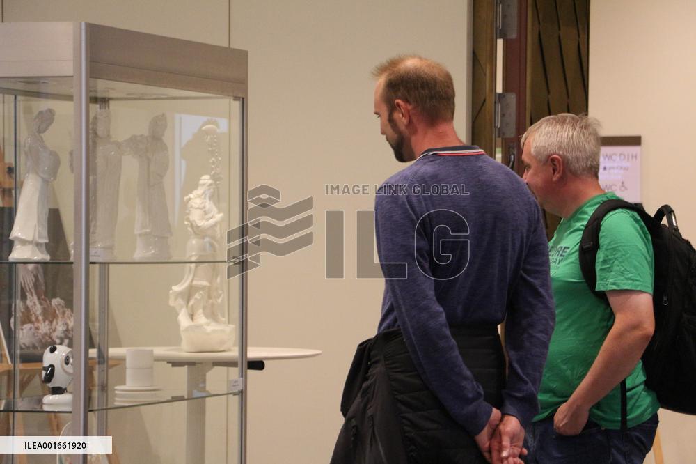 GERMANY-FRANKFURT-CHINA-DEHUA WHITE PORCELAIN-EXHIBITION