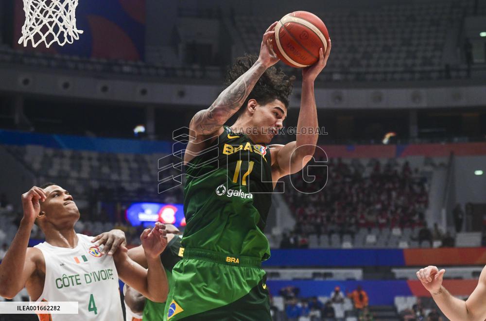 (SP)INDONESIA-JAKARTA-BASKETBALL-FIBA WORLD CUP-GROUP G-CIV VS BRA