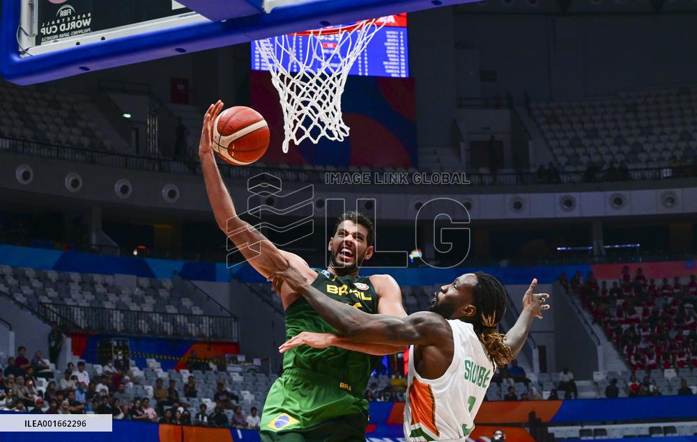 (SP)INDONESIA-JAKARTA-BASKETBALL-FIBA WORLD CUP-GROUP G-CIV VS BRA
