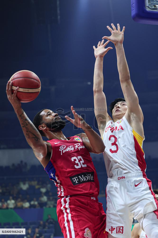 (SP)PHILIPPINES-MANILA-BASKETBALL-FIBA WORLD CUP-GROUP B-CHN VS PUR