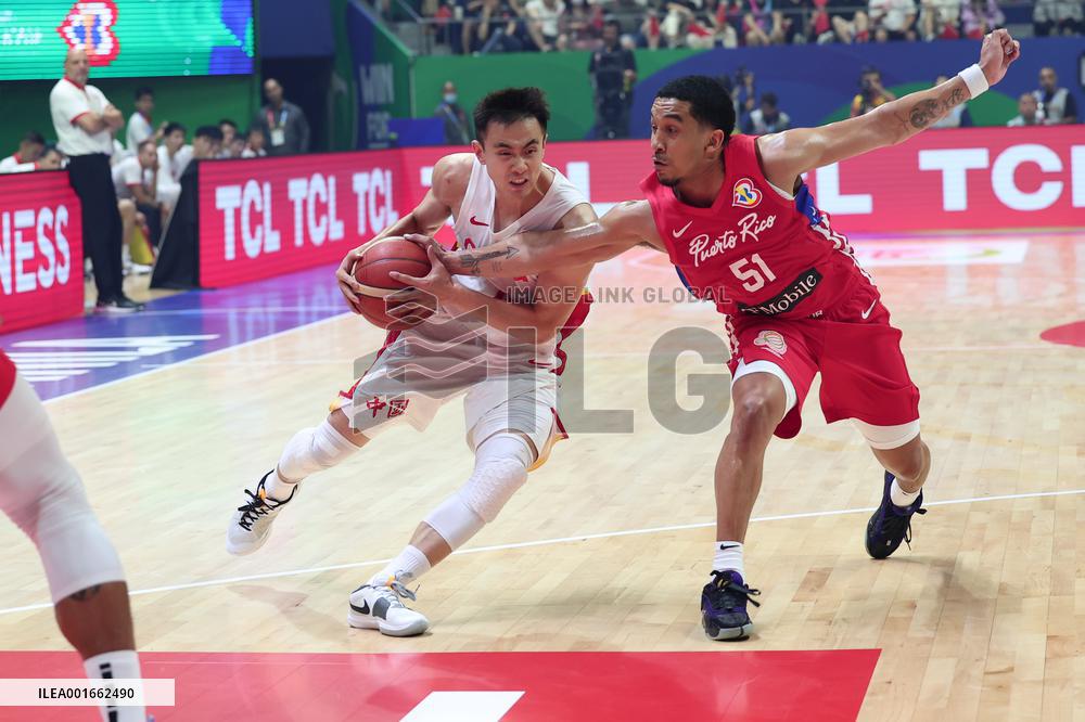 (SP)PHILIPPINES-MANILA-BASKETBALL-FIBA WORLD CUP-GROUP B-CHN VS PUR