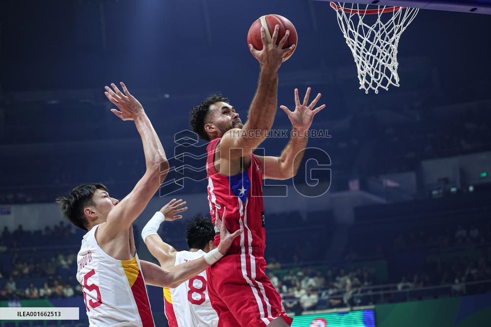 (SP)PHILIPPINES-MANILA-BASKETBALL-FIBA WORLD CUP-GROUP B-CHN VS PUR