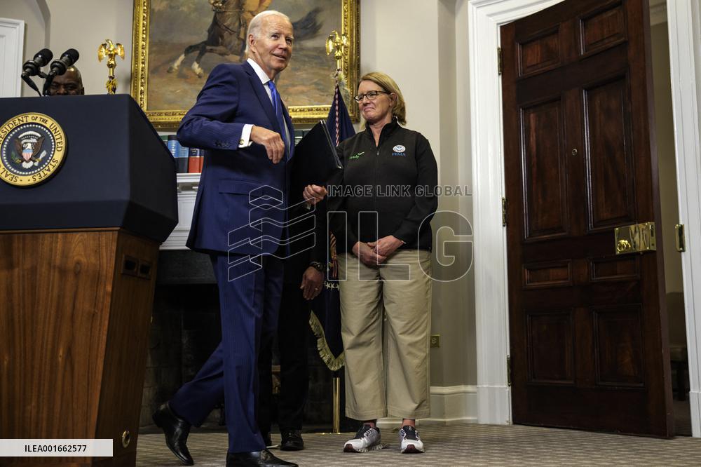 DC: President Biden Speaks on the Federal Response to the Maui Wildfires and Hurricane Idalia