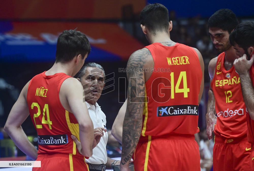 (SP)INDONESIA-JAKARTA-BASKETBALL-FIBA WORLD CUP-GROUP G-IRI VS ESP