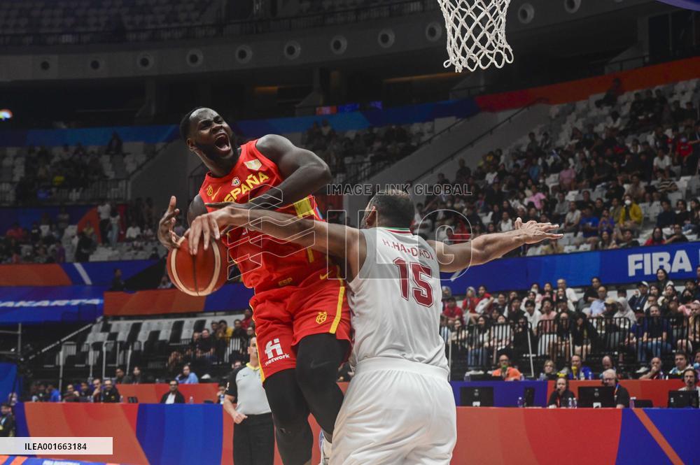 (SP)INDONESIA-JAKARTA-BASKETBALL-FIBA WORLD CUP-GROUP G-IRI VS ESP