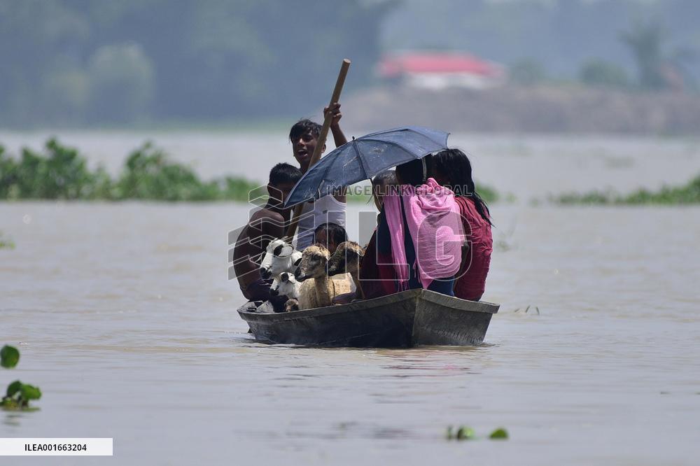 INDIA-ASSAM-MORIGOAN-FLOODS