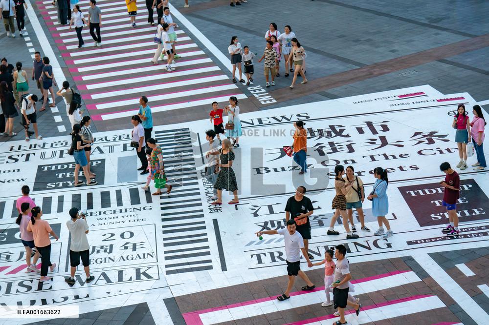 Zebra Crossing in Chongqing