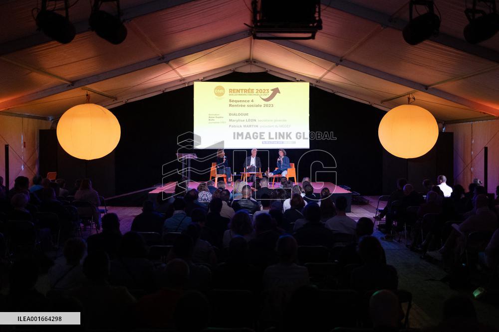 CFDT Summer University - Boissy-la-Riviere