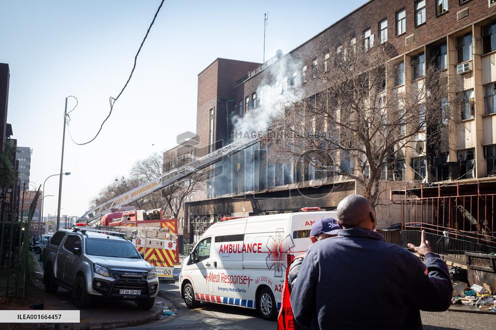 SOUTH AFRICA-JOHANNESBURG-FIRE-DEATH TOLL