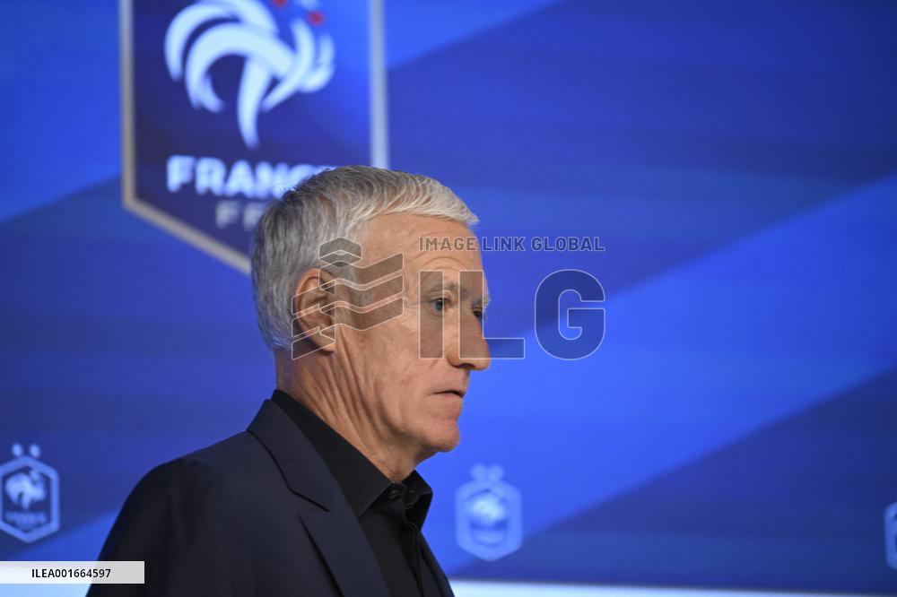 Didier Deschamps Press Conference - Paris