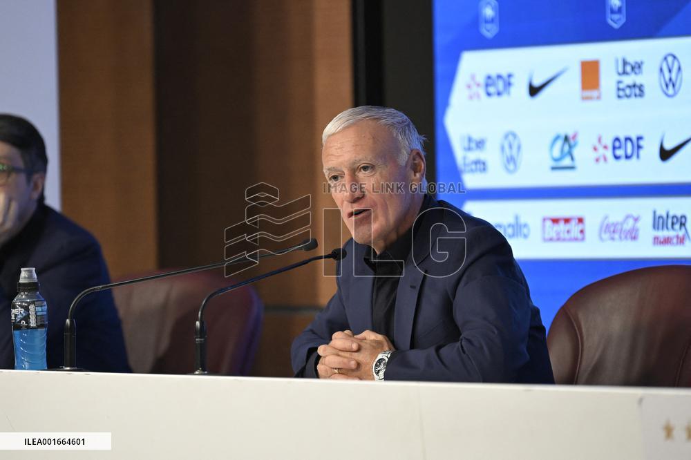Didier Deschamps Press Conference - Paris