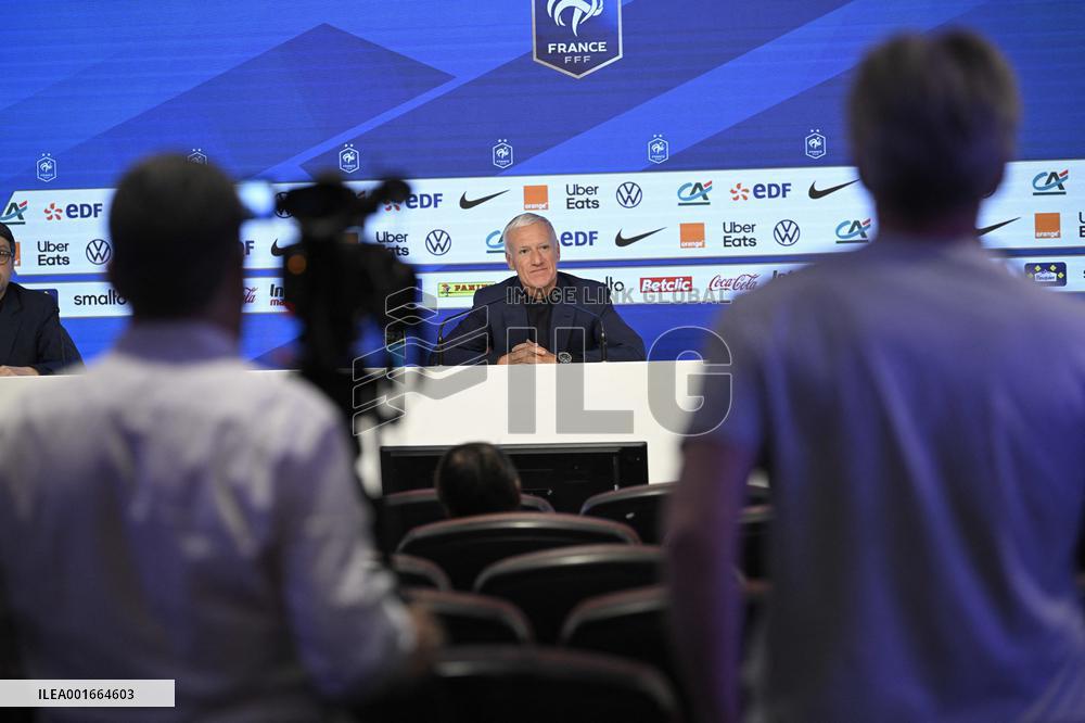 Didier Deschamps Press Conference - Paris