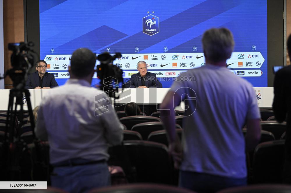 Didier Deschamps Press Conference - Paris