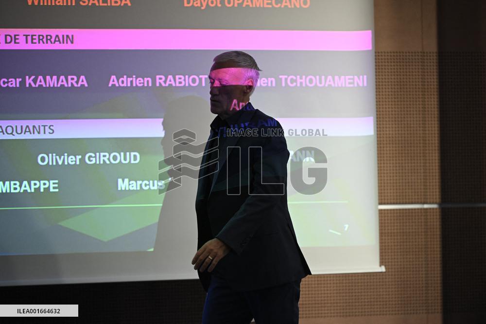 Didier Deschamps Press Conference - Paris