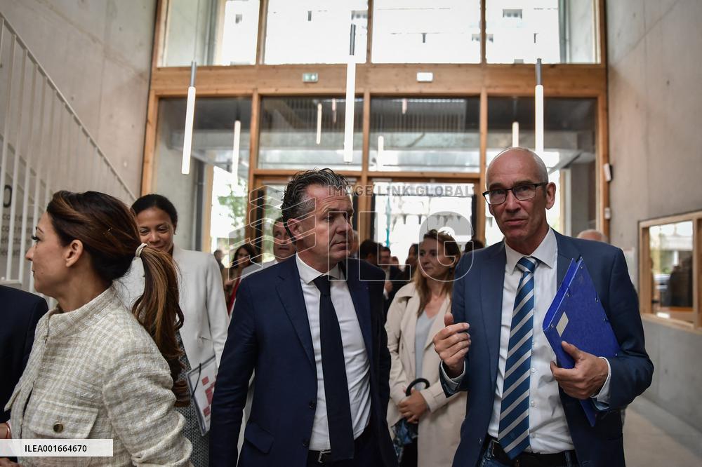 Ministerial Visit To Gennevilliers