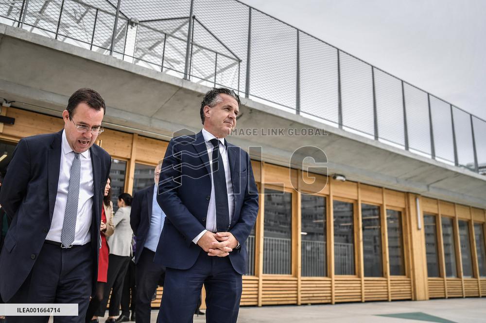 Ministerial Visit To Gennevilliers