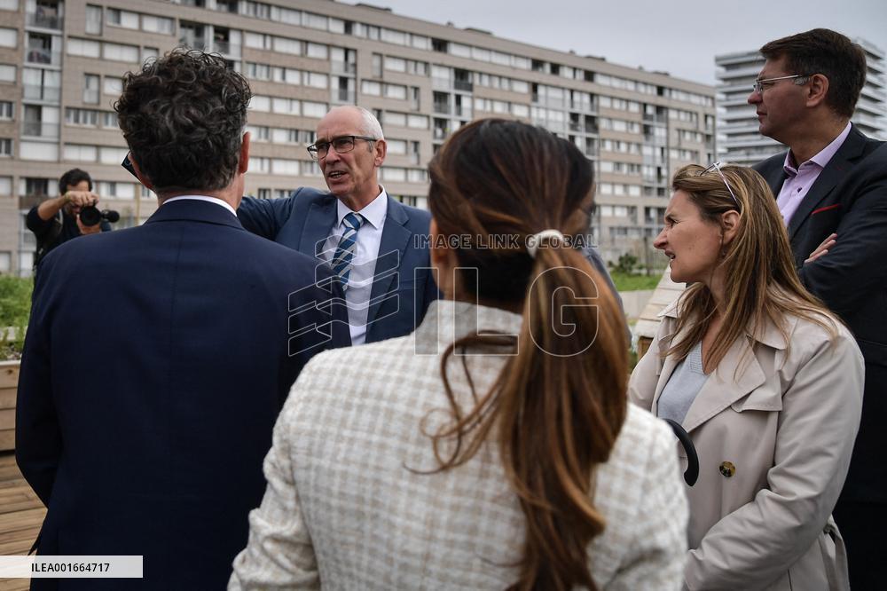 Ministerial Visit To Gennevilliers