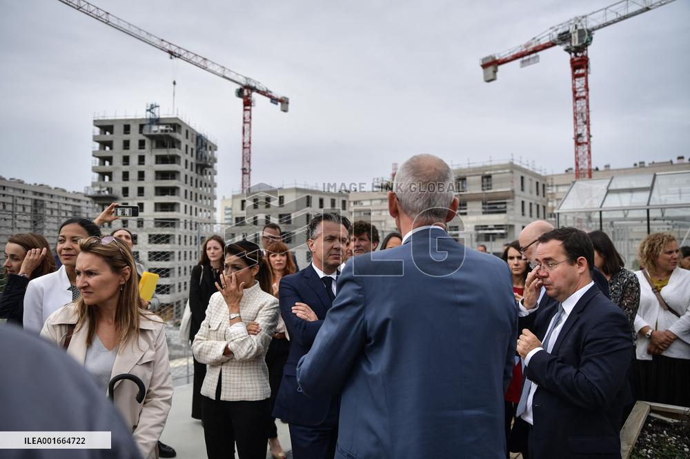 Ministerial Visit To Gennevilliers