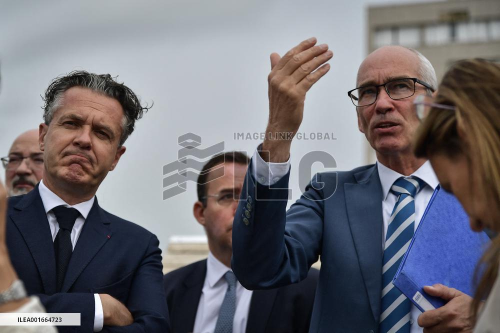 Ministerial Visit To Gennevilliers