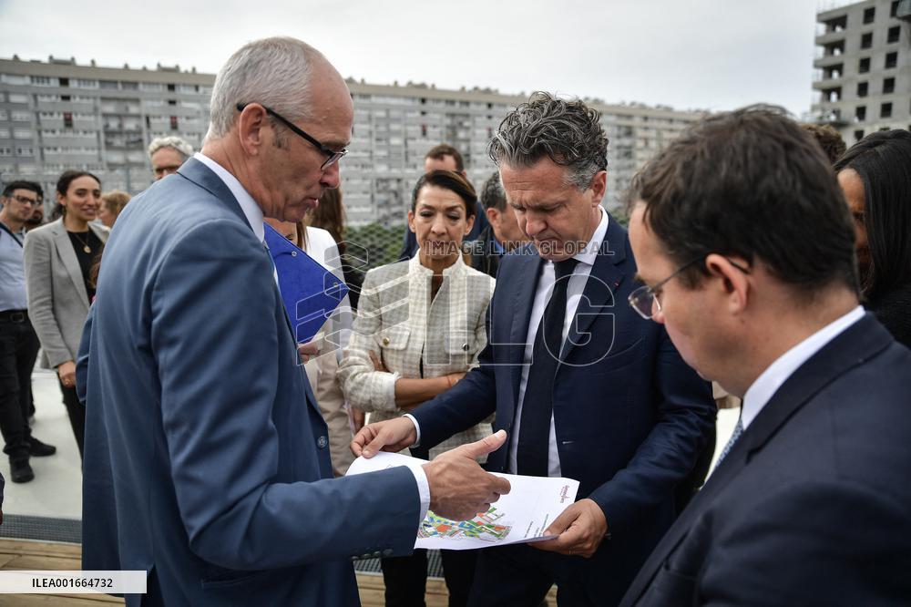 Ministerial Visit To Gennevilliers