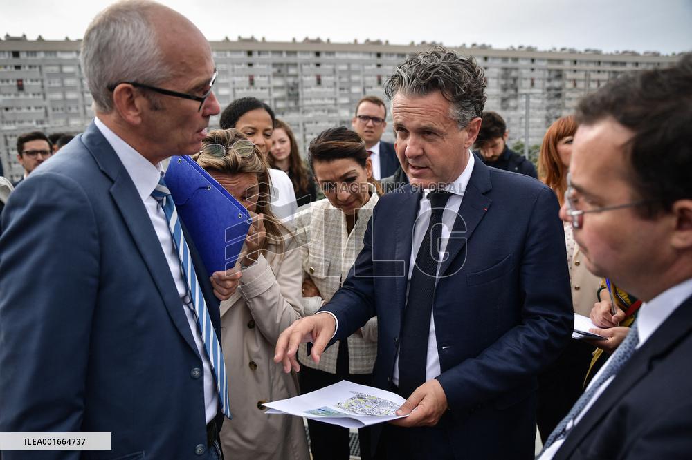 Ministerial Visit To Gennevilliers