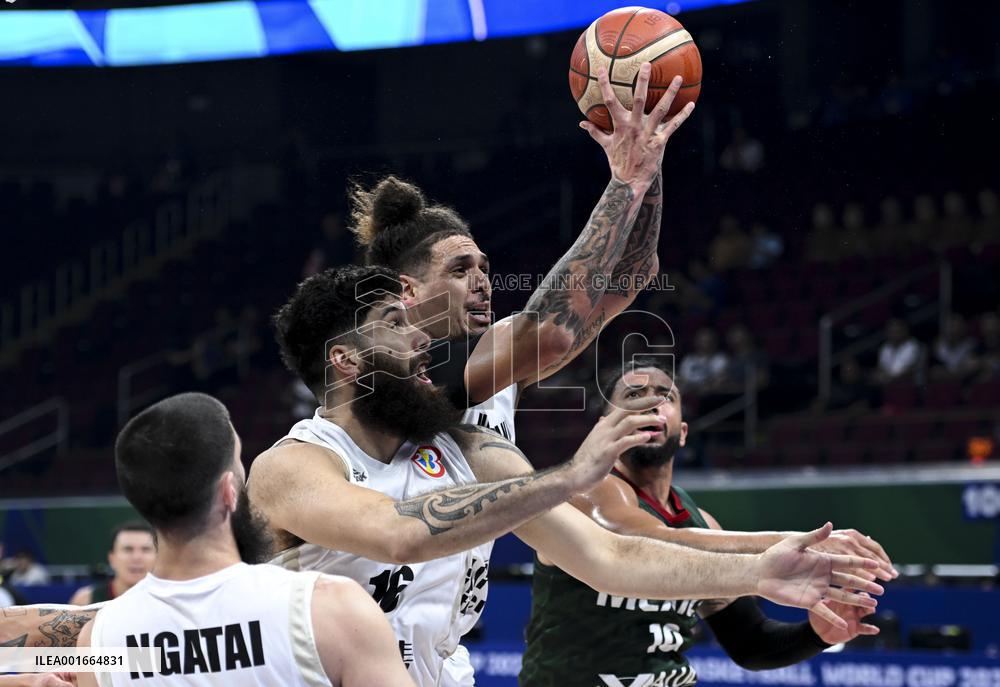 (SP)THE PHILIPPINES-MANILA-BASKETBALL-FIBA WORLD CUP-CLASSIFICATION ROUND-MEX VS NZL