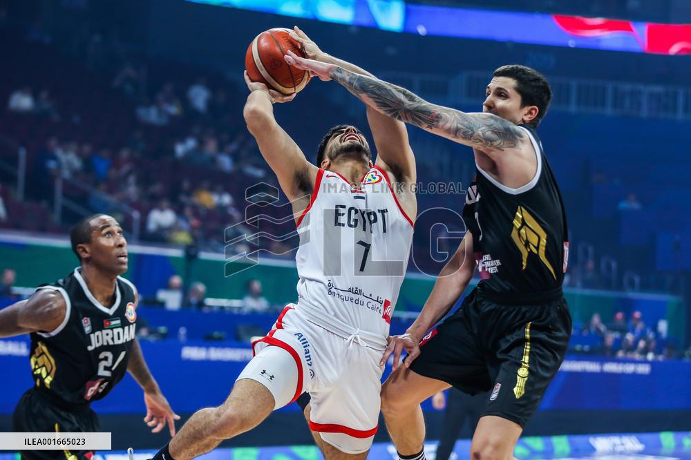 (SP)THE PHILIPPINES-MANILA-BASKETBALL-FIBA WORLD CUP-CLASSIFICATION ROUND-EGY VS JOR