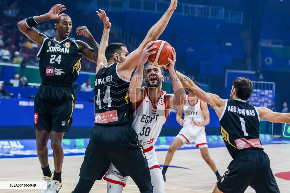 (SP)THE PHILIPPINES-MANILA-BASKETBALL-FIBA WORLD CUP-CLASSIFICATION ROUND-EGY VS JOR
