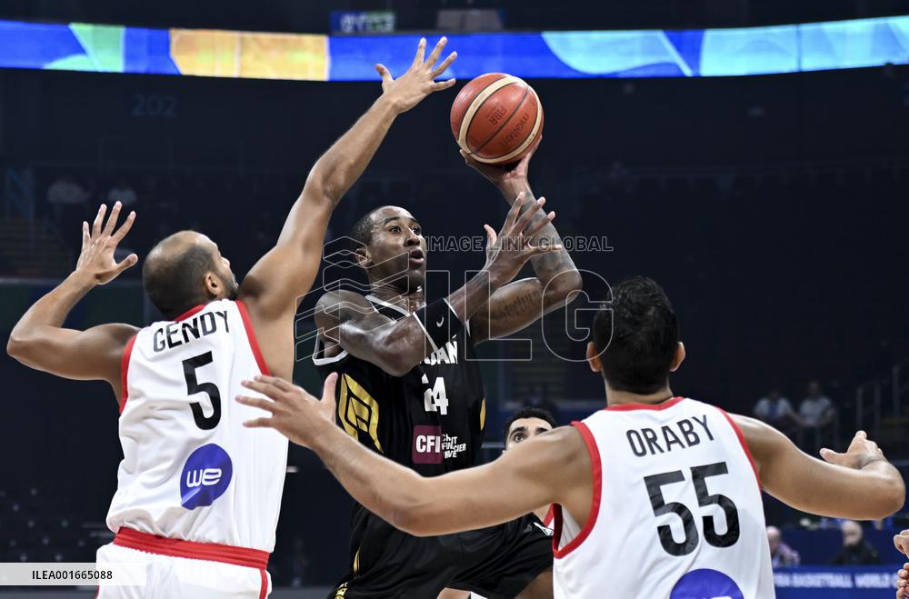 (SP)THE PHILIPPINES-MANILA-BASKETBALL-FIBA WORLD CUP-CLASSIFICATION ROUND-EGY VS JOR