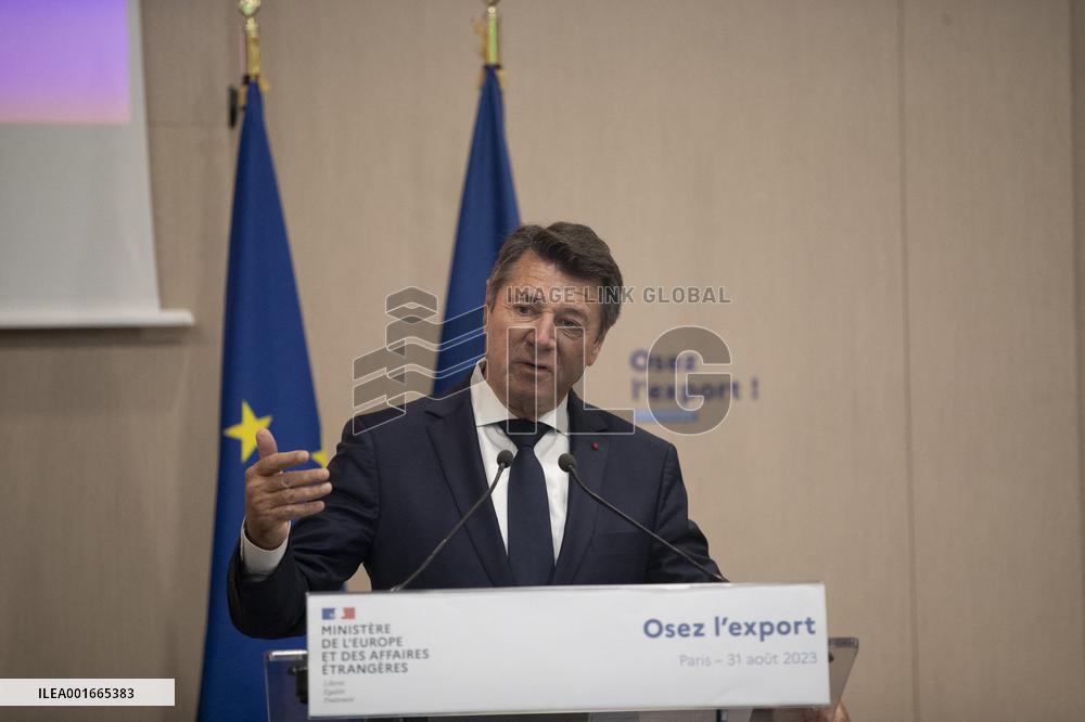 Launch Of The Dare To Export Plan - Paris