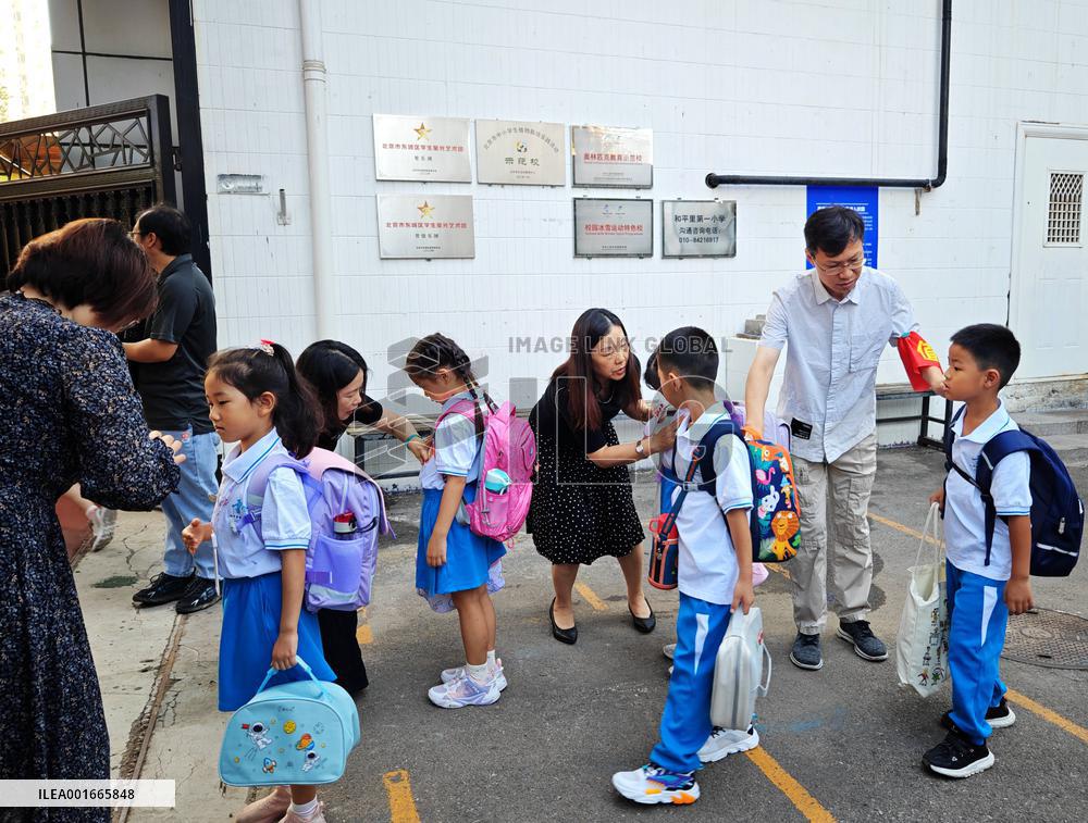 School New Semester Begin in Beijing
