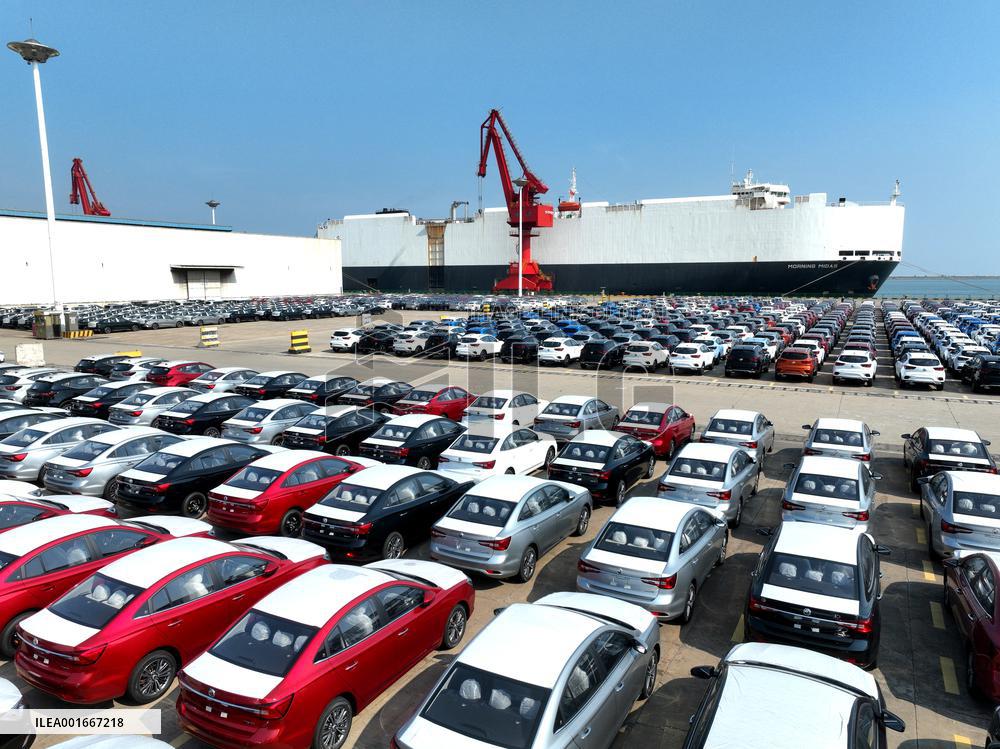 Vehicles Export in Lianyungang Port