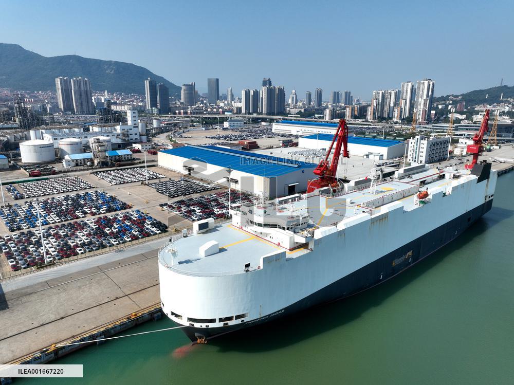 Vehicles Export in Lianyungang Port