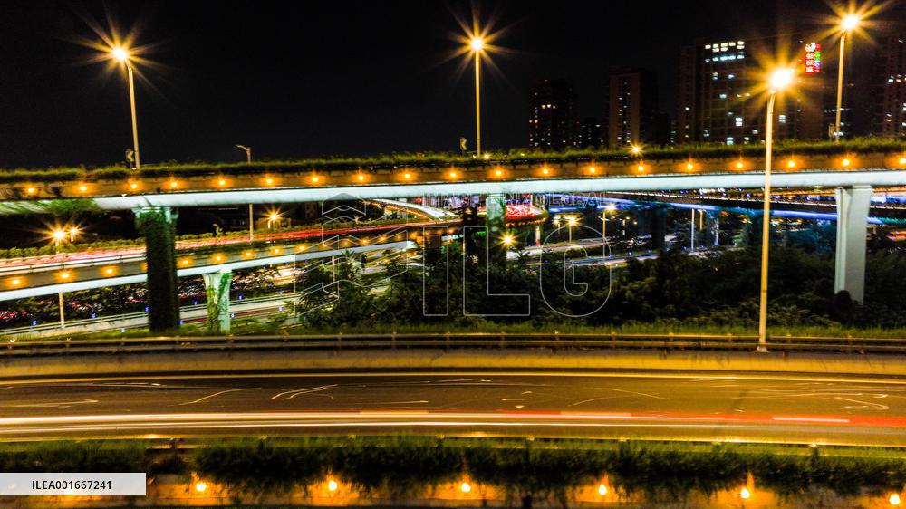 Saihong Overpass in Nanjing