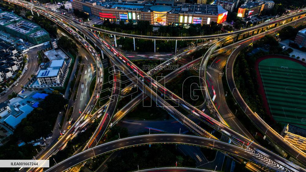 Saihong Overpass in Nanjing