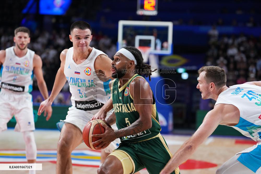 (SP)JAPAN-OKINAWA-BASKETBALL-FIBA WORLD CUP-SECOND ROUND-SLO VS AUS