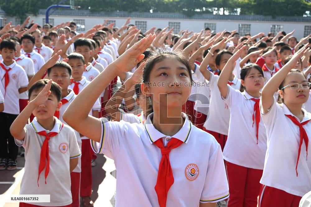 #CHINA-SCHOOLS-NEW SEMESTER (CN)