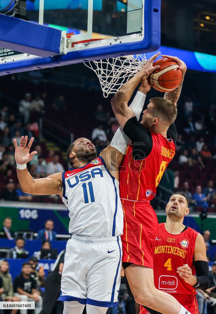 (SP)PHILIPPINES-MANILA-BASKETBALL-FIBA WORLD CUP-SECOND ROUND-USA VS MNE